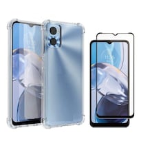 Funda De Teléfono Y Vidrio Templado Completo Para Moto E22i Antichoque - Venta Internacional.