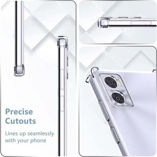 Foto 3 | Foto 3 | Funda De Teléfono Y Vidrio Templado Completo Para Moto E22i Antichoque - Venta Internacional.