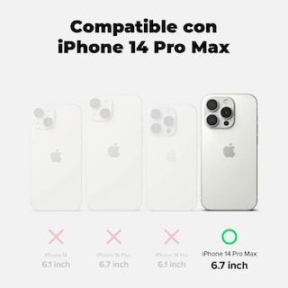Foto 2 | Foto 2 | Funda De Teléfono Magsafe Reforzada A Prueba De Golpes Para Iphone 14 Pro M - Venta Internacional.