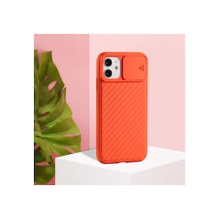Foto 3 | Foto 3 | Funda Protectora De Cámara De Silicona Para Iphone 12 Pro - Naranja - Venta Internacional.