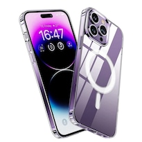 Funda Para Iphone 15 Pro Magsafe, Magnética, A Prueba De Golpes, Transparente - Venta Internacional.