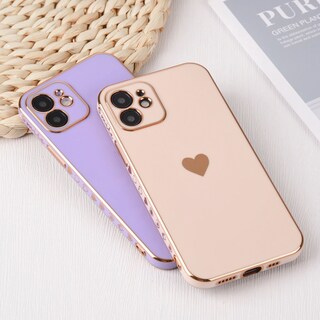 Foto 4 | Foto 4 | Funda De Teléfono Con Estampado De Corazones Para Iphone 13, Color Blanco, Tpu Brillante - Venta Internacional.