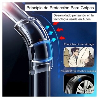 Foto 3 | Foto 3 | Funda De Teléfono Transparente Antidetonante Para Iphone 14 Pro Max - Venta Internacional.