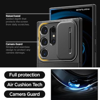 Foto 5 | Foto 5 | Funda Spigen Optik Armor Negro para Galaxy S24 Ultra - Venta Internacional