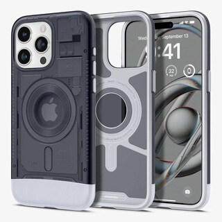 Foto 7 | Foto 7 | Funda Spigen C1 Mag para iPhone 15 Pro Grafito