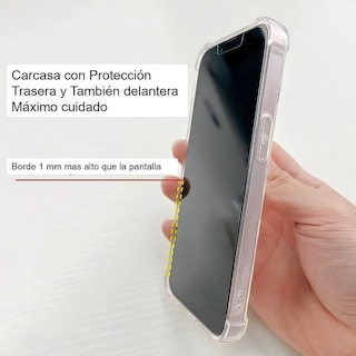 Foto 5 | Foto 5 | Funda con Lámina de Mica de Vidrio para iPhone 12 Mini Antichoque - Venta Internacional