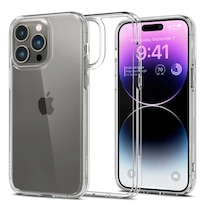 Funda Spigen Crystal Hybrid para iPhone 14 Pro Transparente