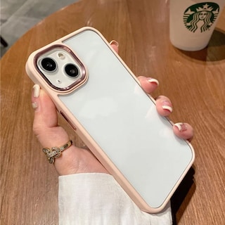 Foto 2 | Foto 2 | Funda Premium de TPU Metalizado Borde Rosa para iPhone 11 - Venta Internacional