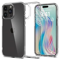Funda Spigen Crystal Hybrid Transparente para iPhone 15 Pro Max