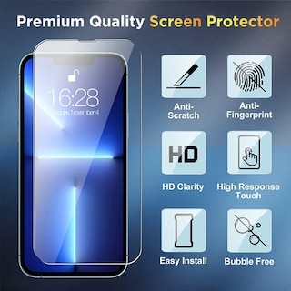 Foto 2 | Foto 2 | Kit de Fundas para IPhone 14 Pro Max + con Pantalla de Cristal Cerámico - Venta Internacional