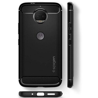 Foto 2 | Foto 2 | Funda Spigen Rugged Armor para Moto G5s Plus Negra