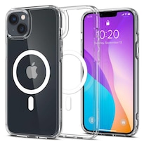 Funda Spigen Crystal Hybrid Mag para iPhone14 Transparente