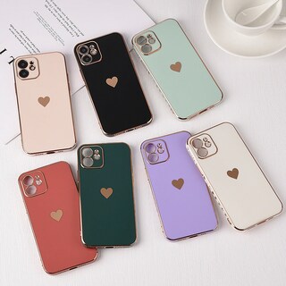 Foto 3 | Foto 3 | Funda de Teléfono con Forma de Corazón para iPhone 13 Blanca TPU Protección Total - Venta Internacional