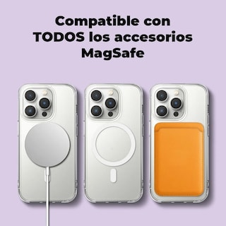 Foto 2 | Foto 2 | Funda Magnética Magsafe Antigolpes para iPhone 15 Pro - Venta Internacional