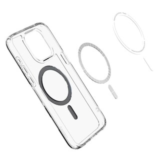 Foto 4 | Foto 4 | Funda Spigen Ultra Hybrid Mag para IPhone 15 Pro Max Transp Carbón