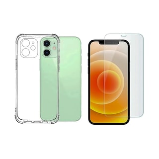 Foto 1 | Foto 1 | Funda con Lámina de Mica de Vidrio para iPhone 12 Antichoque - Venta Internacional