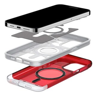 Foto 3 | Foto 3 | Funda Spigen C1 Mag Para Iphone 15 Pro Ruby