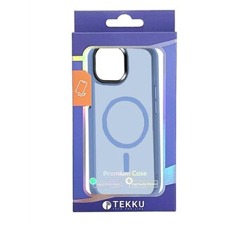 Foto 7 | Foto 7 | Funda Tekku Matte Style Para Iphone 15 Plus Trans Azul Compatible Con Magsafe