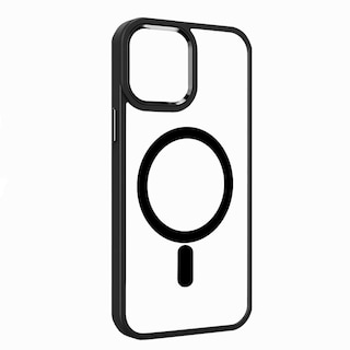 Foto 1 | Foto 1 | Funda Tekku Clrcolor Para Iphone 15 Plus Transp Negro Compatible Con Magsafe