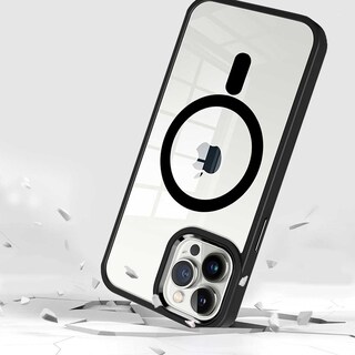 Foto 4 | Foto 4 | Funda Tekku Clrcolor Para Iphone 15 Plus Transp Negro Compatible Con Magsafe