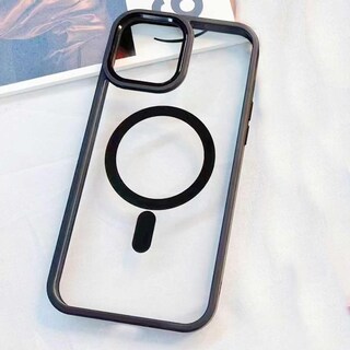 Foto 5 | Foto 5 | Funda Tekku Clrcolor Para Iphone 15 Plus Transp Negro Compatible Con Magsafe