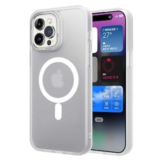 Foto 2 | Foto 2 | Funda Tekku Matte Para Iphone 15 Plus Trans Blanco Compatible Con Magsafe