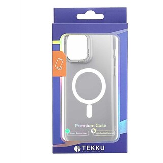 Foto 4 | Foto 4 | Funda Tekku Matte Para Iphone 15 Plus Trans Blanco Compatible Con Magsafe