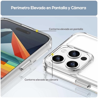 Foto 5 | Foto 5 | Funda Tekku Tpu Rugged Para Iphone 15 Pro Max Transparente