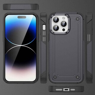 Foto 2 | Foto 2 | Funda Tekku Tough Cover Para Iphone 15 Pro Negra