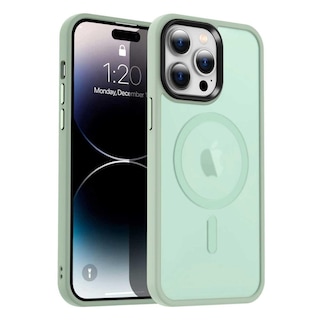 Foto 1 | Foto 1 | Funda Tekku Matte Style Para Iphone 15 Pro Trans Verde Compatible Con Magsafe