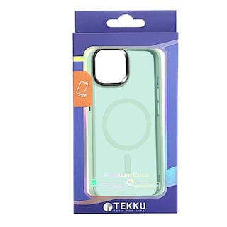 Foto 8 | Foto 8 | Funda Tekku Matte Style Para Iphone 15 Pro Max Trans Verde Compatible Con Magsafe