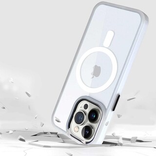Foto 4 | Foto 4 | Funda Tekku Clrcolor Para Iphone 15 Pro Transp Blanco Compatible Con Magsafe