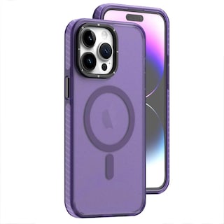 Foto 2 | Foto 2 | Funda Tekku Matte Color Para Iphone 15 Trans Violeta Compatible Con Magsafe