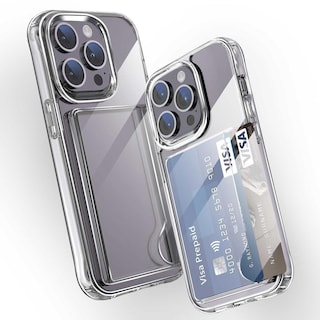 Foto 8 | Foto 8 | Funda Tekku Porta Tarjetas Para Iphone 15 Pro Max Transparente