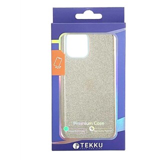 Foto 6 | Foto 6 | Funda Tekku Tpu Doble Capa Brillos Para Iphone 15 Pro Max Oro Glitter