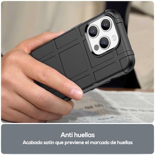 Foto 7 | Foto 7 | Funda Tekku Rugged Shield Para Iphone 15 Pro Negra