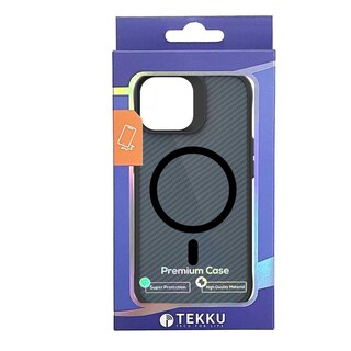 Foto 8 | Foto 8 | Funda Tekku Combat Carbon Para Iphone 15 Pro Max Negra Compatible Con Magsafe