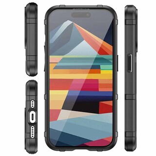 Foto 3 | Foto 3 | Funda Tekku Rugged Shield Para Iphone 15 Pro Max Negra