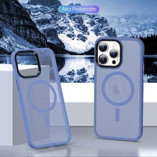 Foto 2 | Foto 2 | Funda Tekku Matte Style Para Iphone 15 Pro Max Trans Azul Compatible Con Magsafe