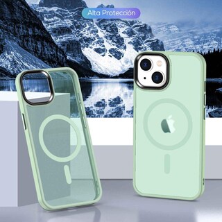 Foto 2 | Foto 2 | Funda Tekku Matte Style Para Iphone 15 Plus Trans Verde Compatible Con Magsafe
