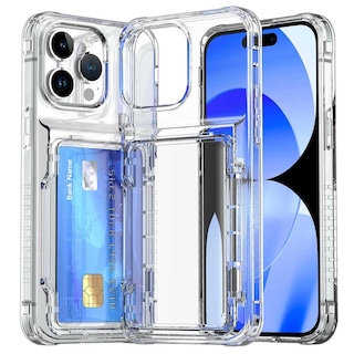 Foto 1 | Foto 1 | Funda Tekku Tpu Tarjetero Para Iphone 15 Pro Max Transparente