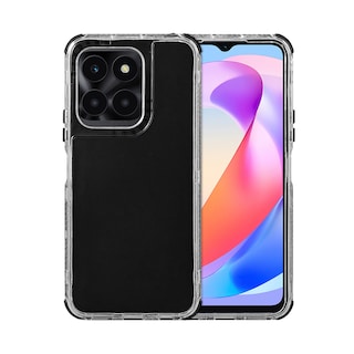 Foto 1 | Foto 1 | Funda Uso Rudo Rainbow 360 Negro para Honor X6a / X5 Plus