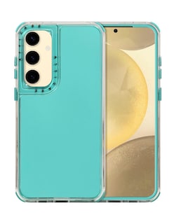 Foto 1 | Foto 1 | Funda Uso Rudo Rainbow Paint Menta para Samsung S24 Plus