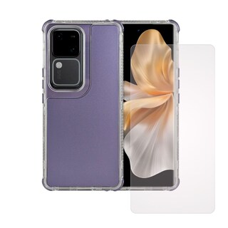 Foto 1 | Foto 1 | Funda 3 En 1 Rainbow 360 Morado para Vivo V30 5g + 1 Mica Hd