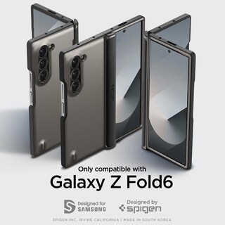 Foto 2 | Foto 2 | Funda Spigen Slim Armor Pro Para Galaxy Z Fold 6 Gunmetal - Venta Internacional.