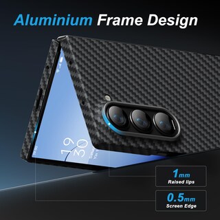 Foto 4 | Foto 4 | Funda de Fibra de Aramida Auténtica para Samsung Galaxy Z Fold 6 - Venta Internacional