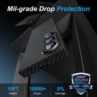 Foto 5 | Foto 5 | Funda de Fibra de Aramida Auténtica para Samsung Galaxy Z Fold 6 - Venta Internacional