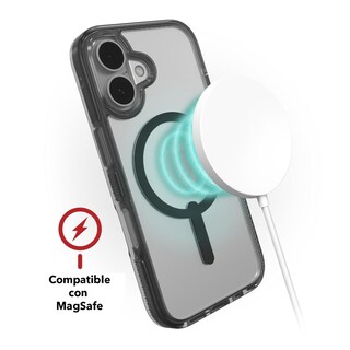 Foto 7 | Foto 7 | Funda Zagg Santa Cruz Snap Negro Con Magsafe Para Iphone 16