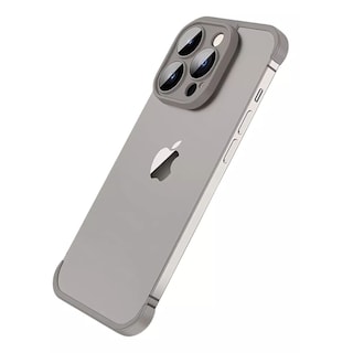 Foto 1 | Foto 1 | Protector Lente Camara Bumper Silicona Para Iphone 15 Plus / Titanio Natural