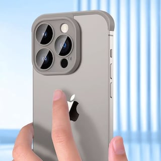 Foto 5 | Foto 5 | Protector Lente Camara Bumper Silicona Para Iphone 15 Plus / Titanio Natural